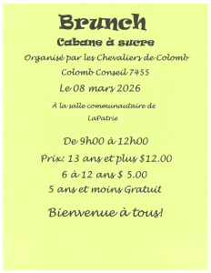 Brunch des Chevaliers de Colomb