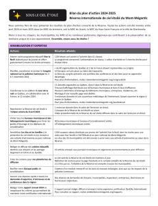 Ciel toil - Bilan 2024-2025
