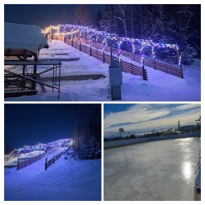 Ouverture patinoire et glissade