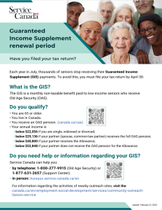 Guaranteed Income Supplement