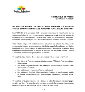 Cuisines collectives du HSF