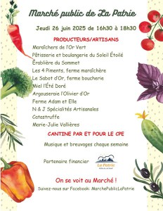 March public - Ouverture - 26 juin 2025