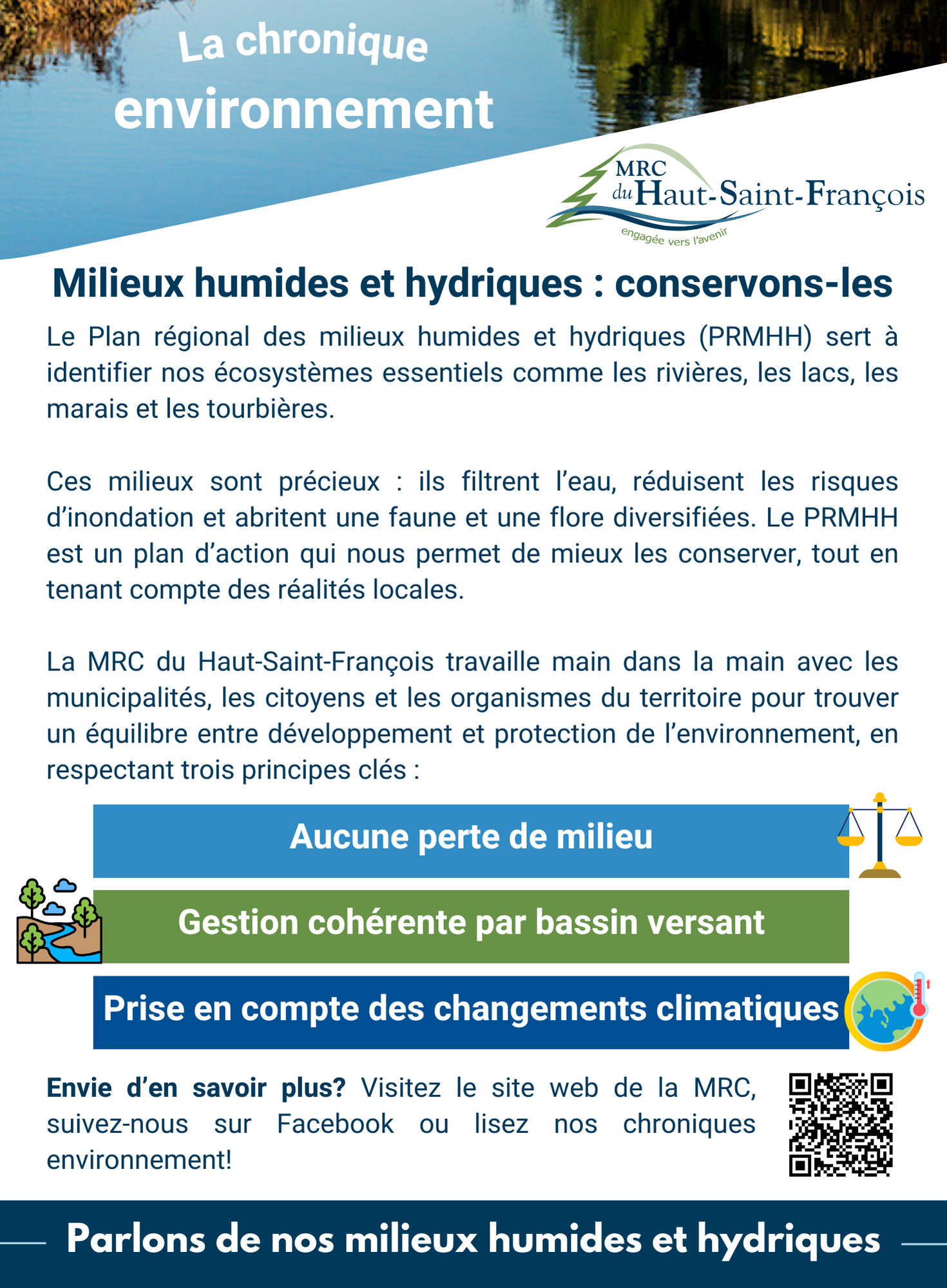 Milieux humides et hydriques - Municipalité de La Patrie